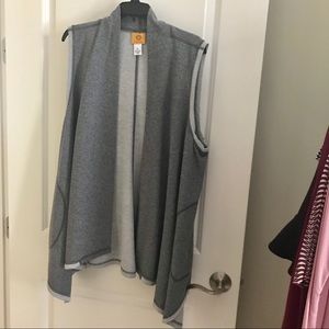 VEST by Ruby Rd sweatshirt type fabric